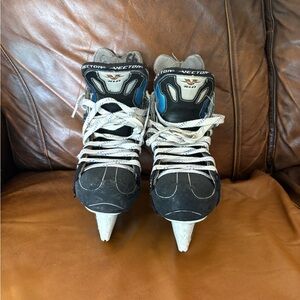 CCM Vector Skates in Black and Blue